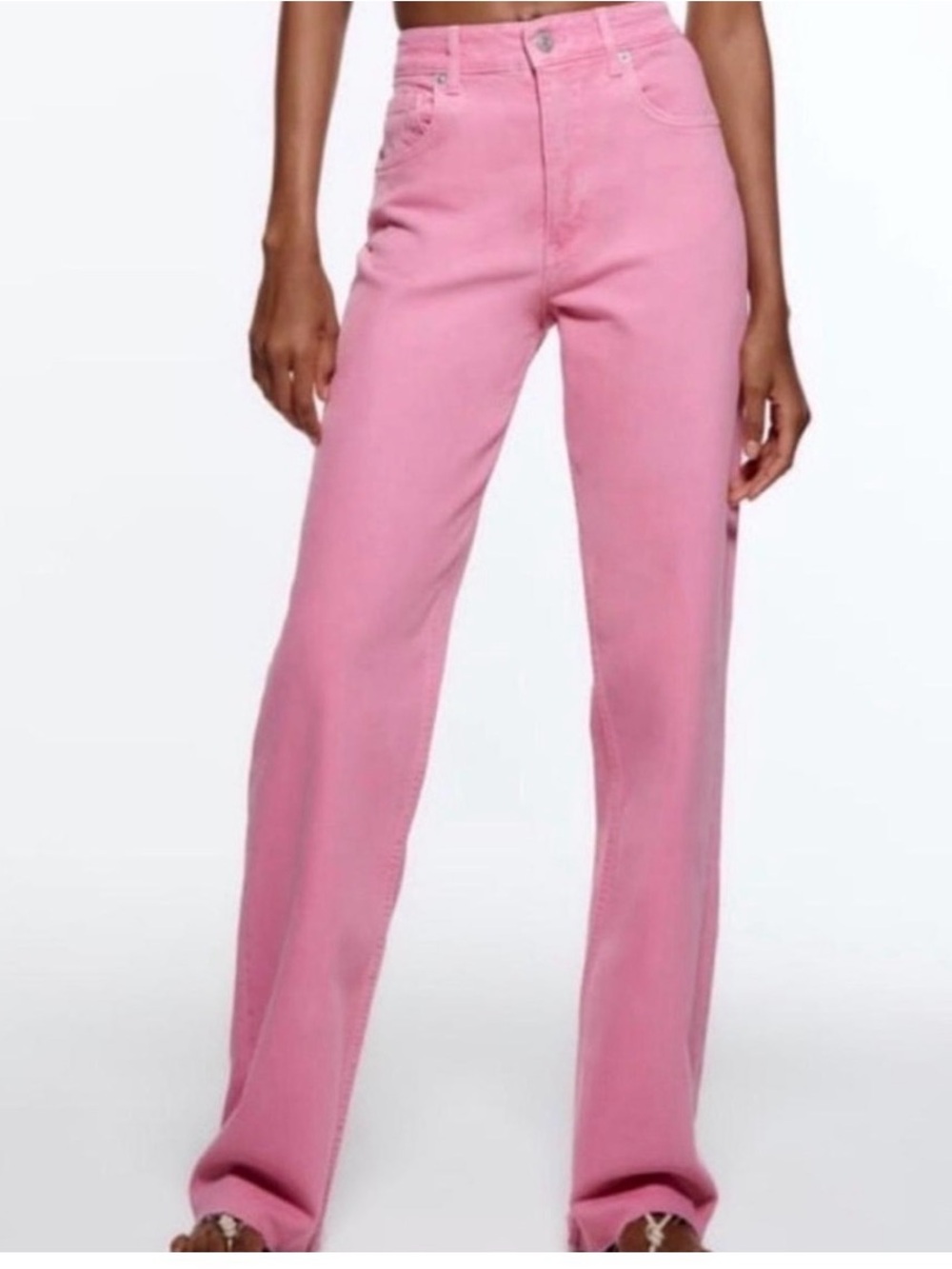 Zara Pink Mom Jeans